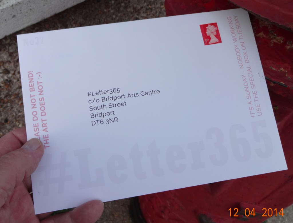 ~letter365 No37 goes in the post box