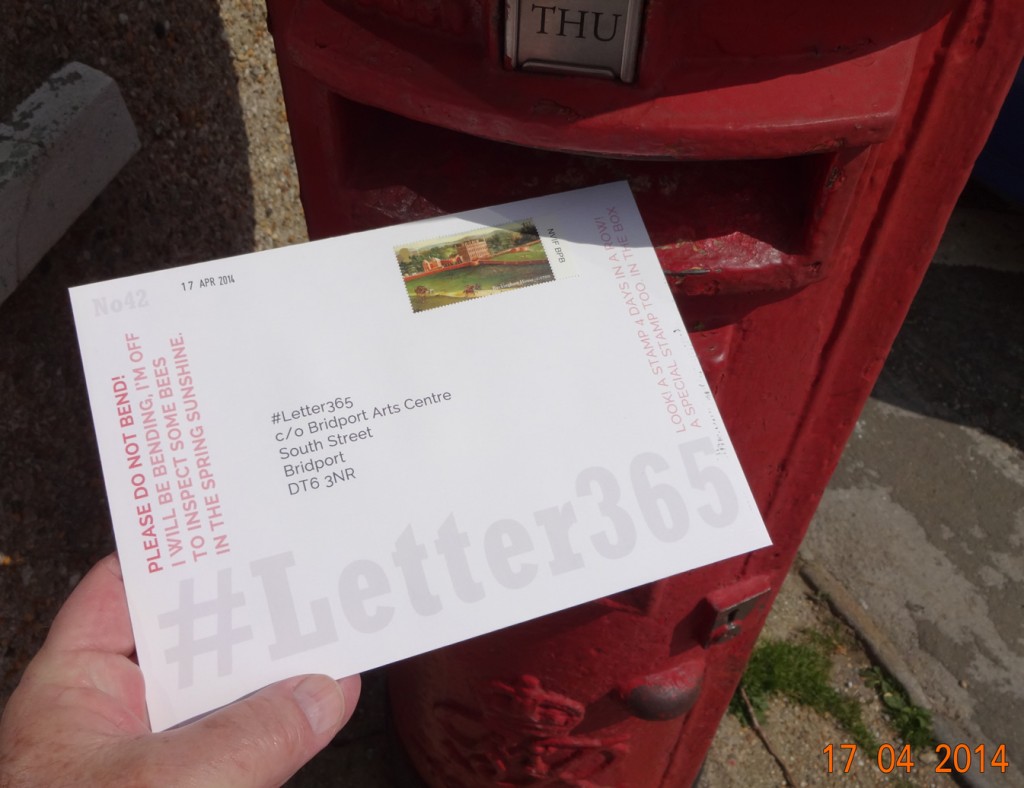 #Letter365 No42 goes in the box on a beautiful spring day