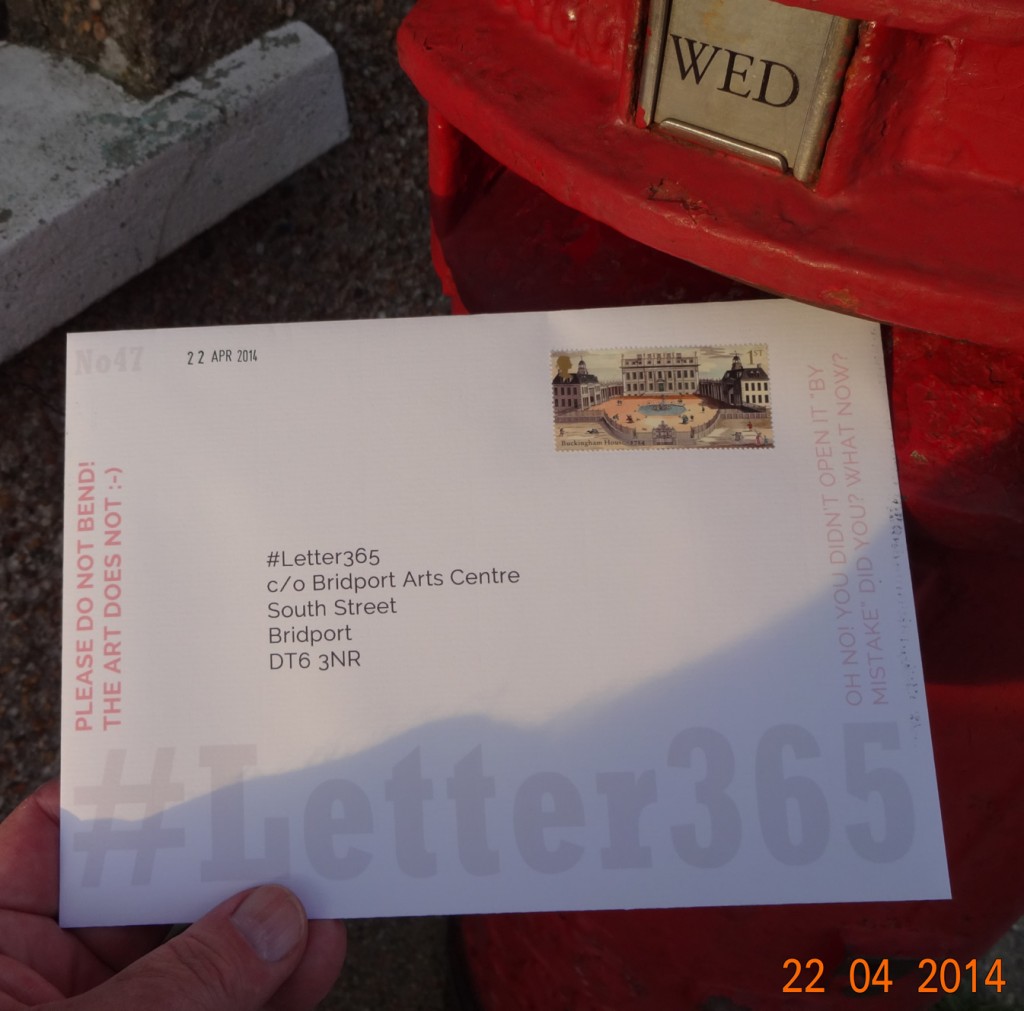 #Letter365 No47 goes in the box - but I missed the post