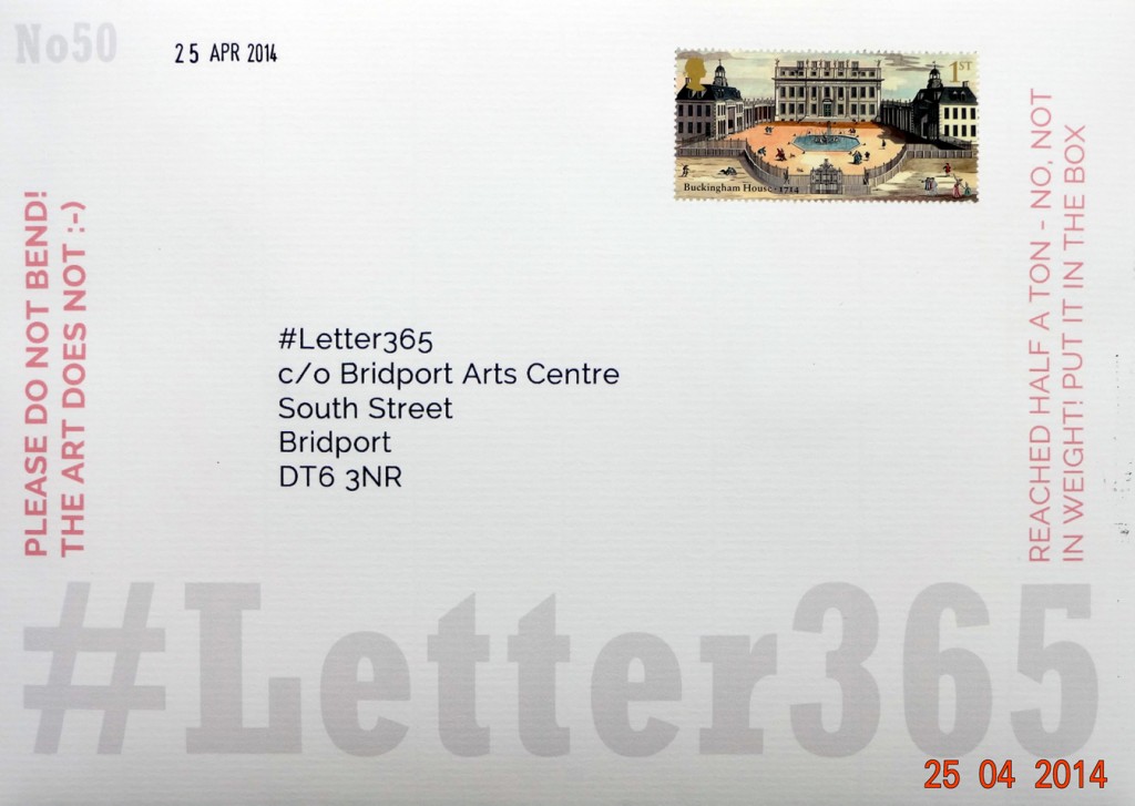 The envelope of #Letter365 No50