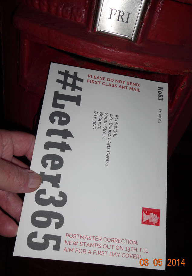 #Letter365 No63 gets posted in the dark