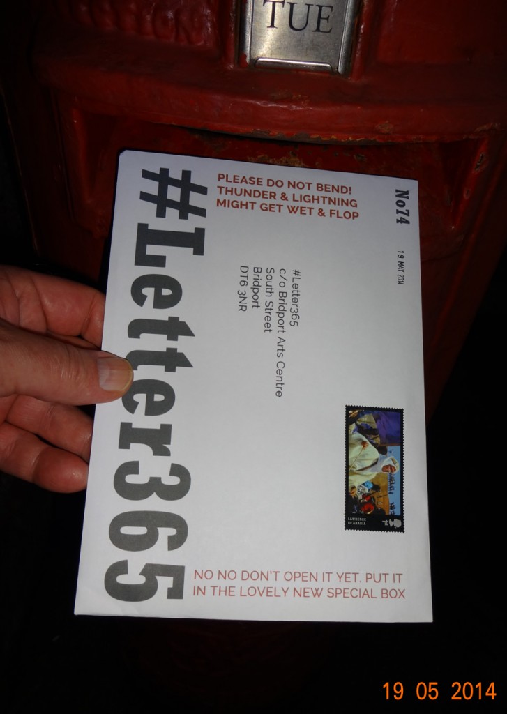 #Letter365 No73 goes in the box
