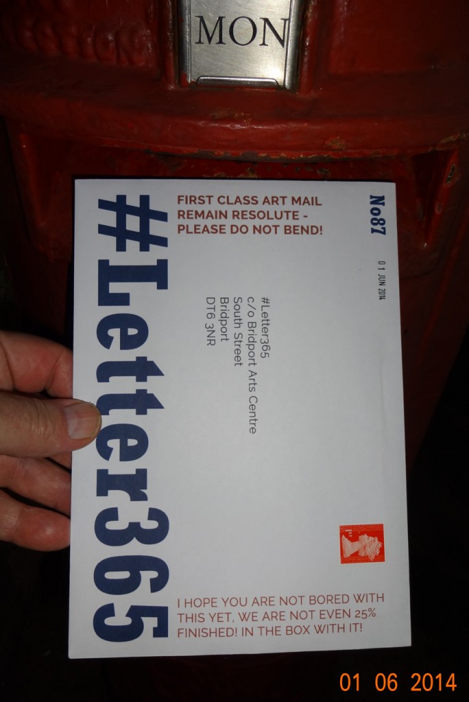 #Letter365 No87 goes in teh post box