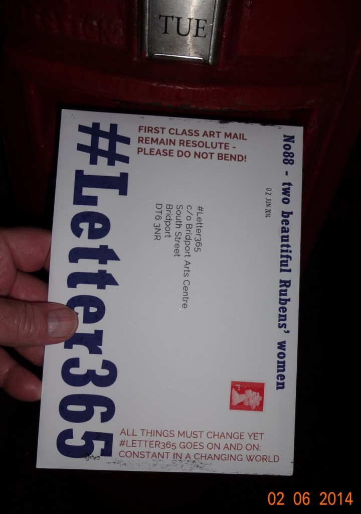 #Letter365 No88 goes in the post box