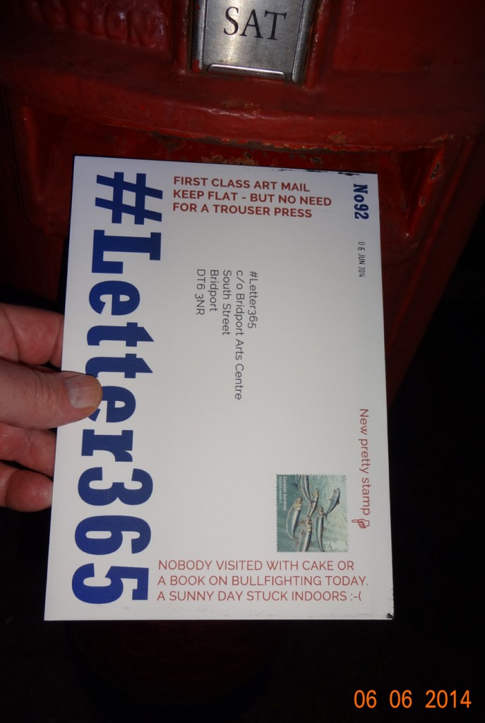 #Letter365 No92 goes in the post box