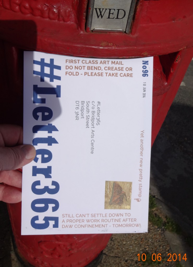 #:etter365 No96 goes in the post box