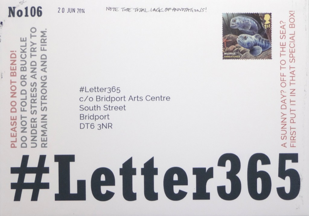 #Letter365 No106 is ready to go