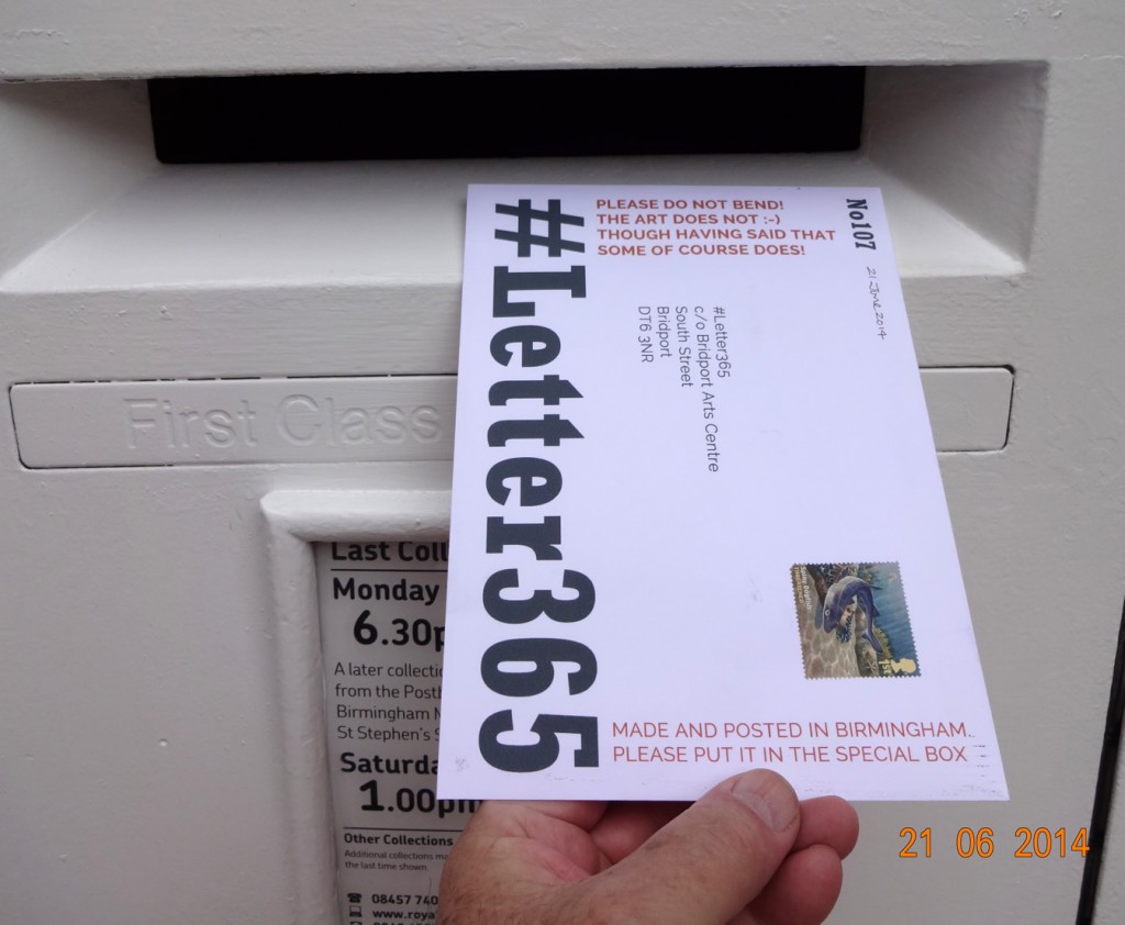 #Letter365 No107 gets posted in Birmingham