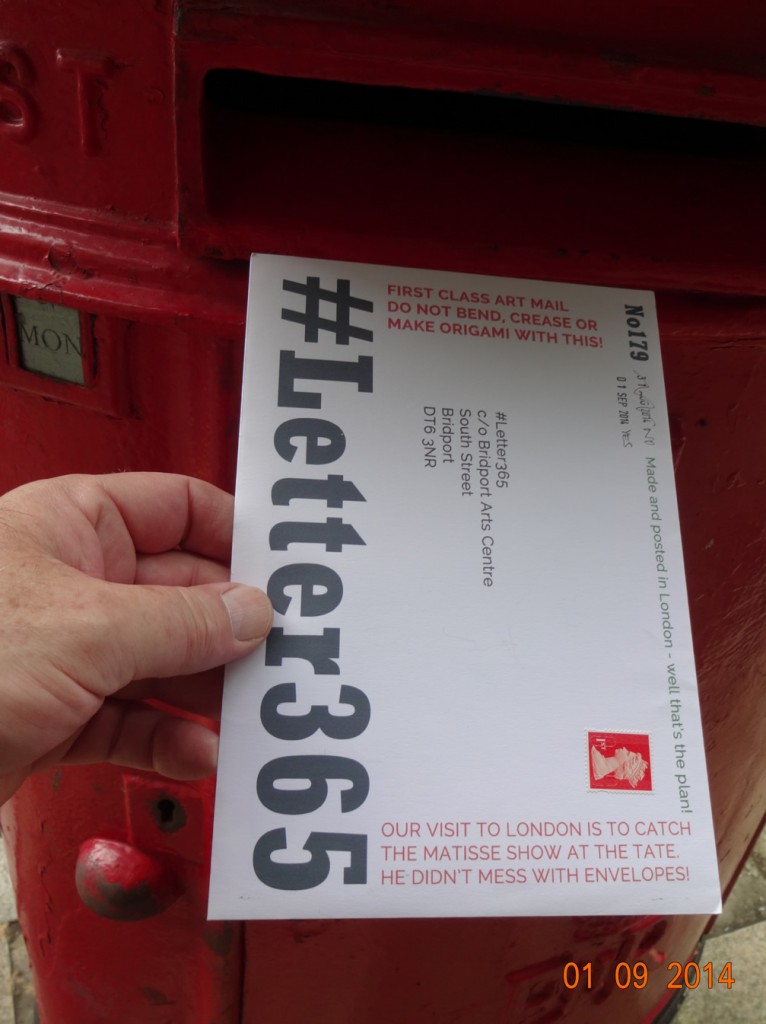 #Letter365 No179 gets posted in a London double box