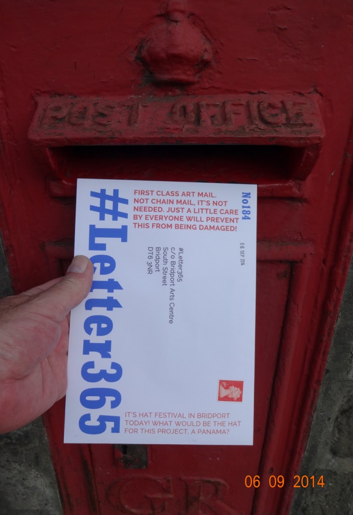 #Letter365 No184 goes in the box