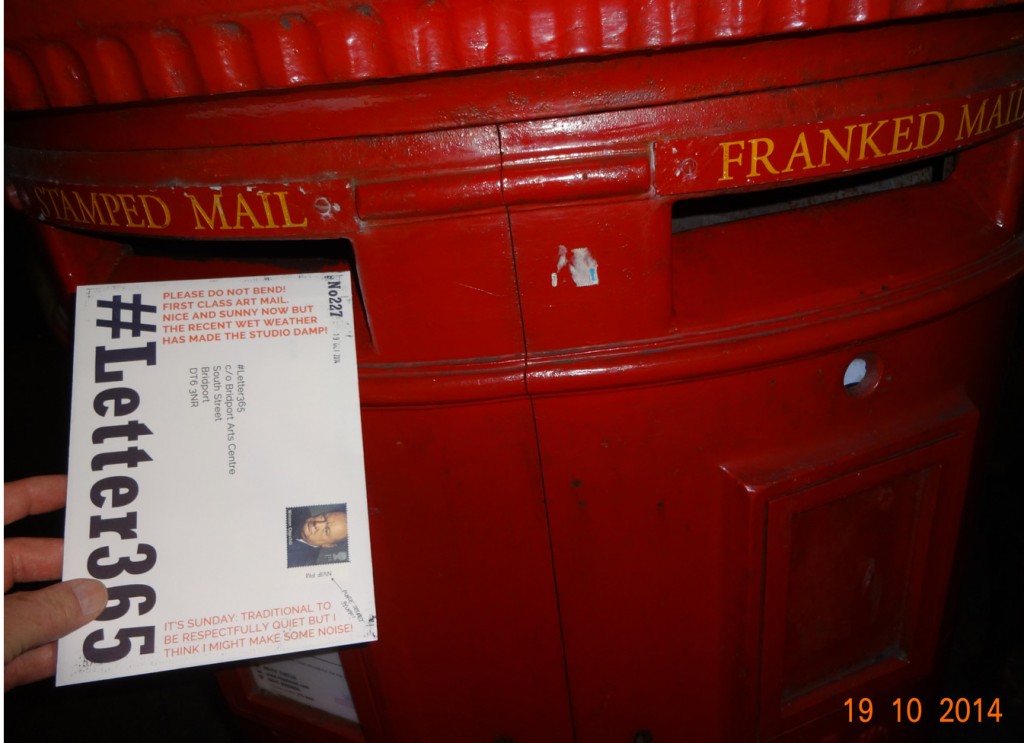 #Letter365 No227 is posted in the opening for stamped mail