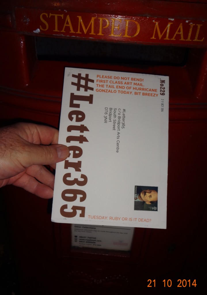 #Letter365 No229 goes in the box