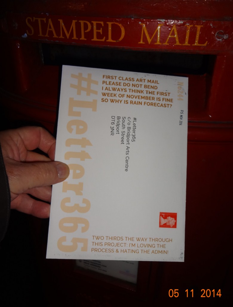 #Letter365 No244 gets posted