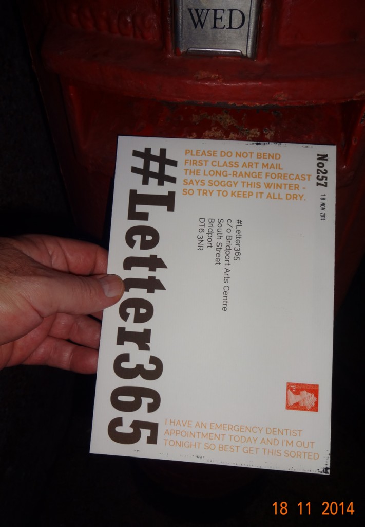 #Letter365 No357 goes in the postbox
