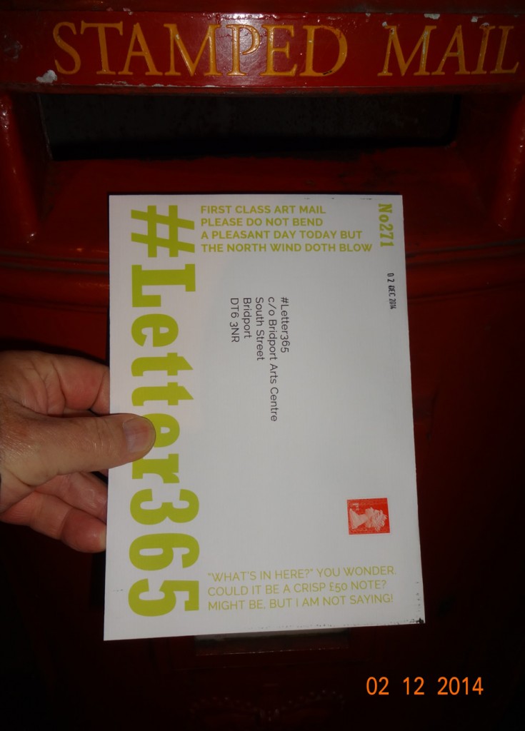 #Letter365 No271 goes in the box