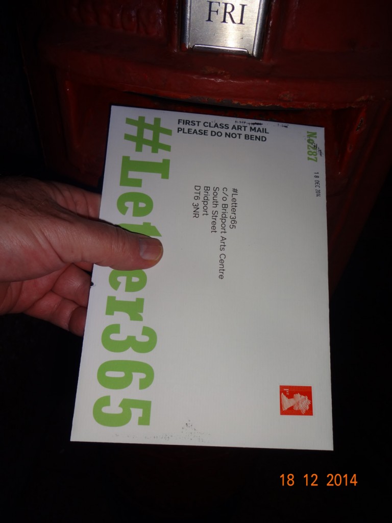 #Letter365 No287 eventually gets in the box