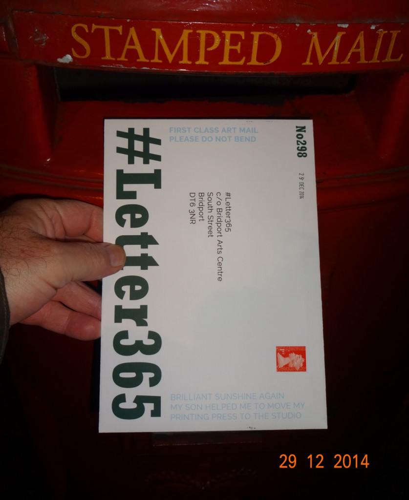 #Letter365 No298 goes in the box