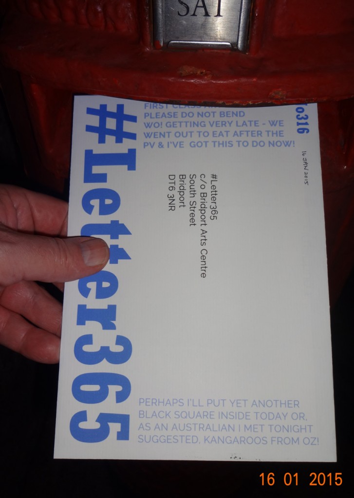 #Letter365 No316 goes in the box
