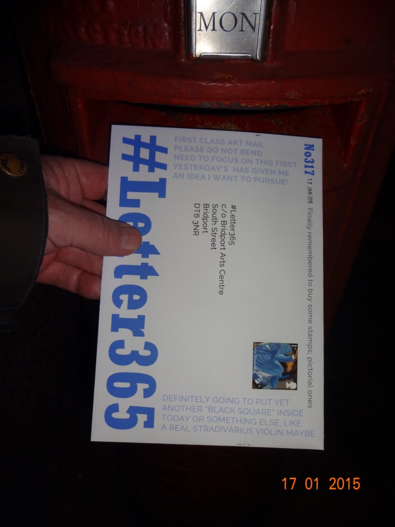 #Letter365 No317 goes in the box