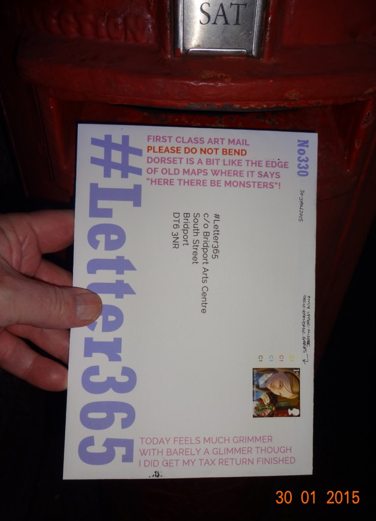#Letter365 No330 goes in the box
