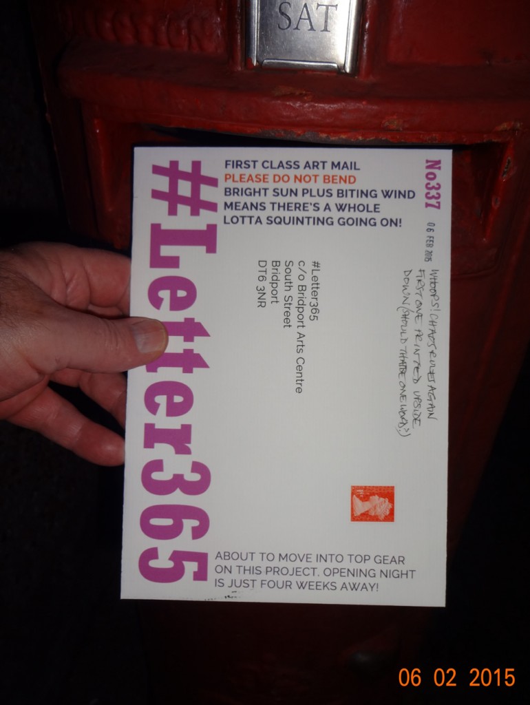 #Letter365 No337 goes in the post