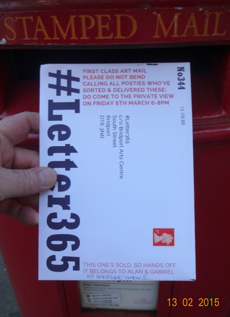 #Letter365 No344 goes in the postbox