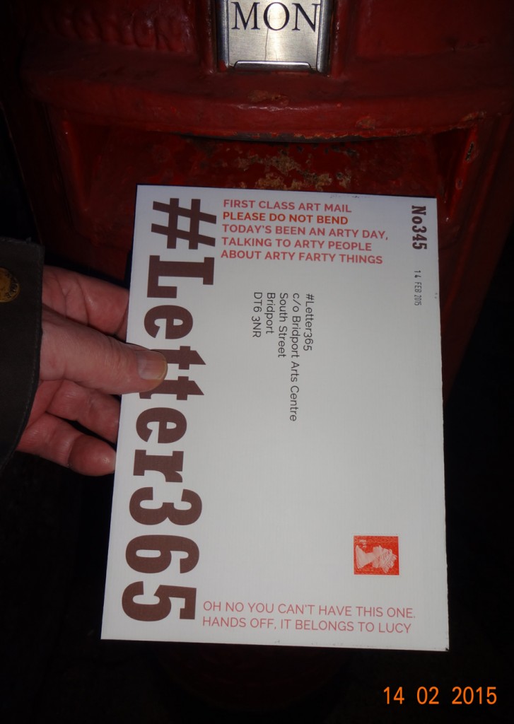 #Letter365 No345 goes in the box