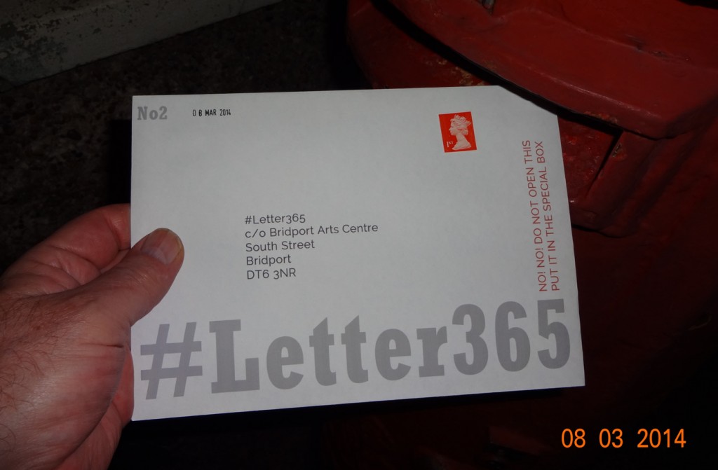 #Letter365 No2 goes in the post box