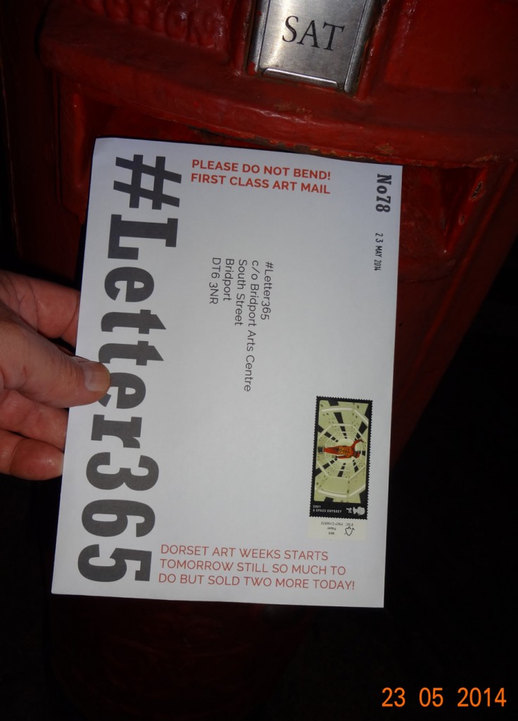 #Letter365 No78 goes in the box late at night