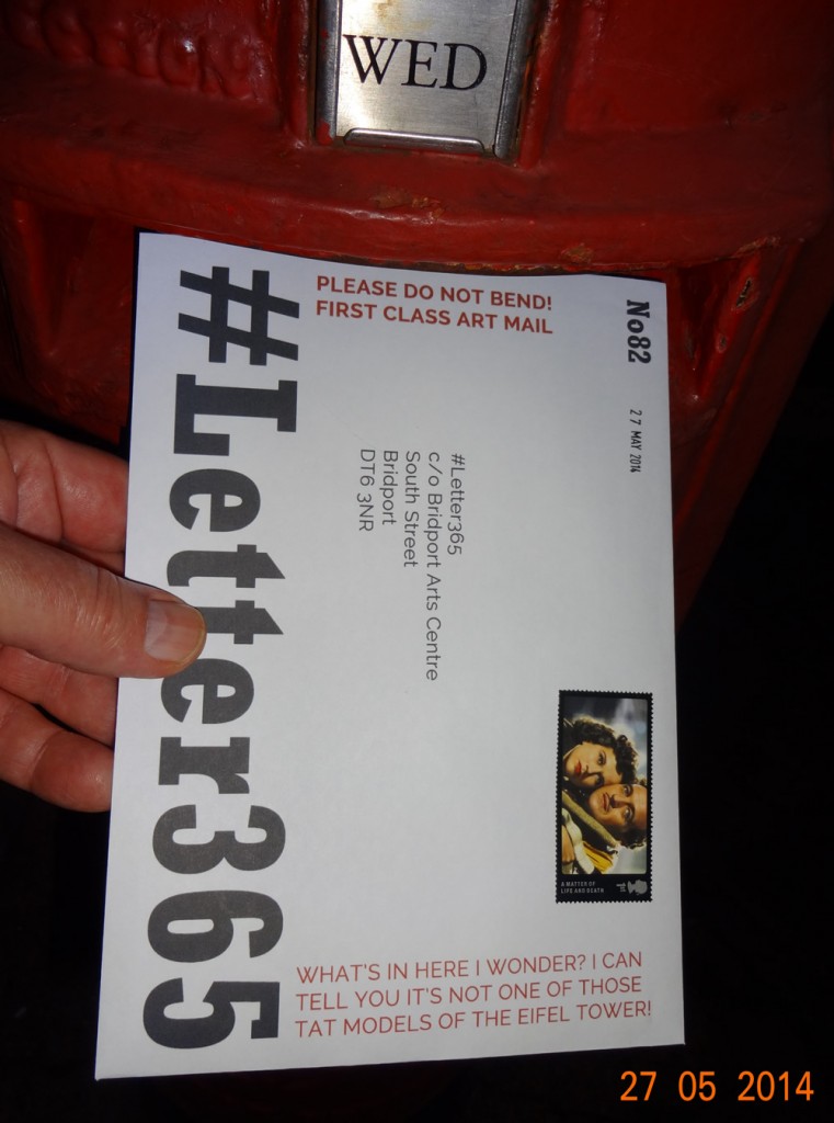 #Letter365 No82 goes in the box