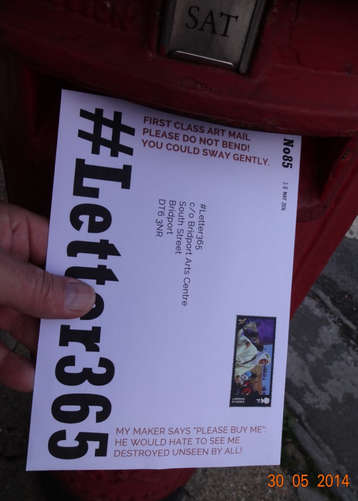 #Letter365 No85 goes in the box