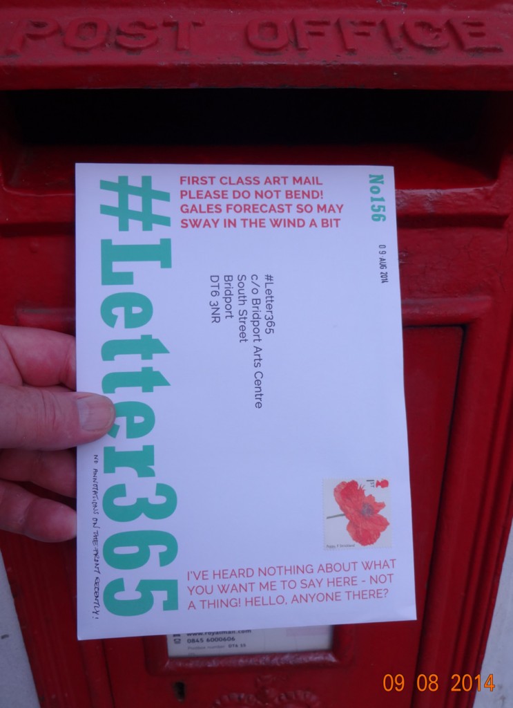 #Letter365 No156 goes in the box