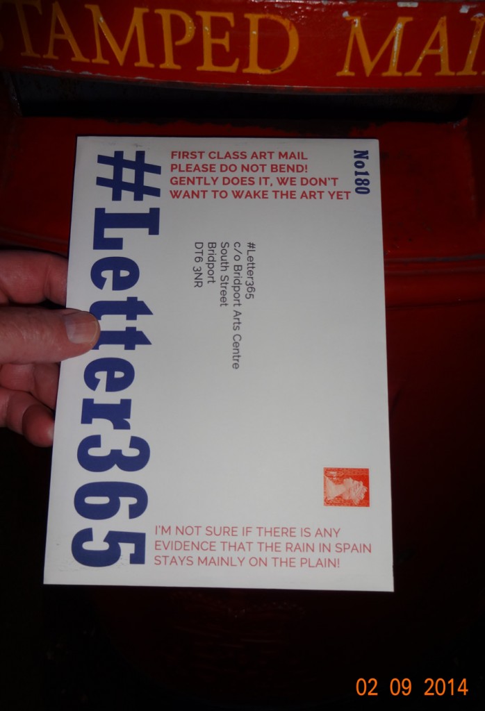 #Letter365 No180 goes in the box
