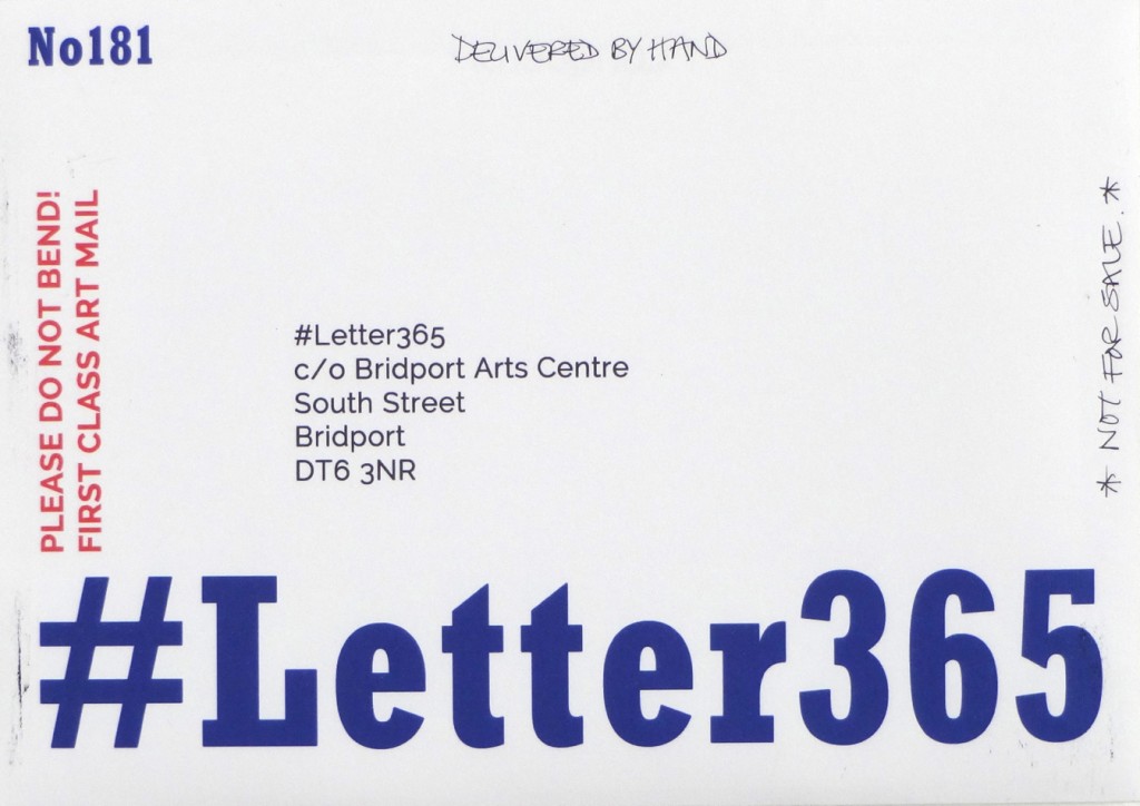 #Letter365 No181 was delivered by hand