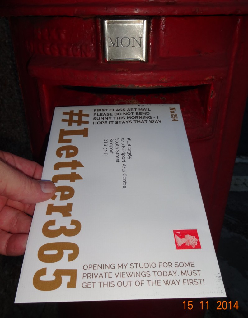 #Letter365 No254 goes in the box