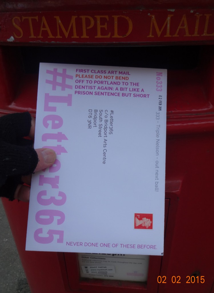 #Letter365 No333 goes in the box