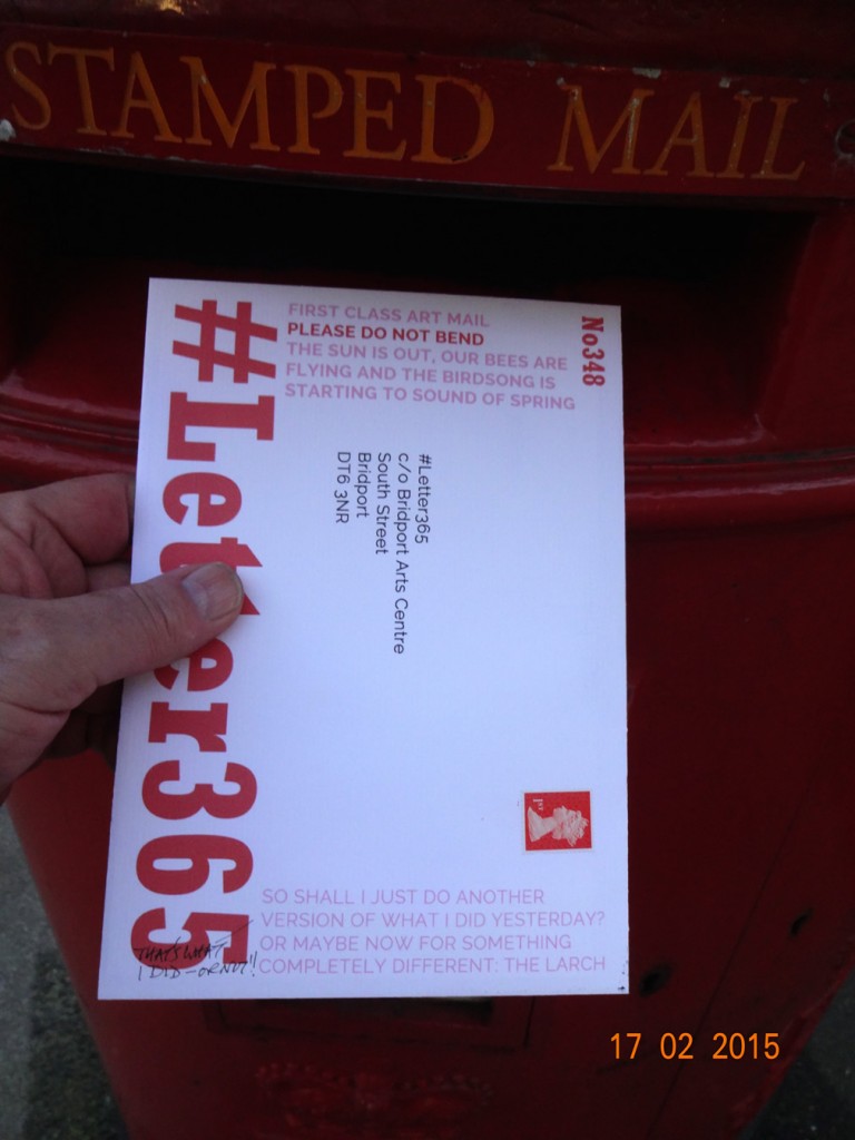 #Letter365 No348 gets popped in the post